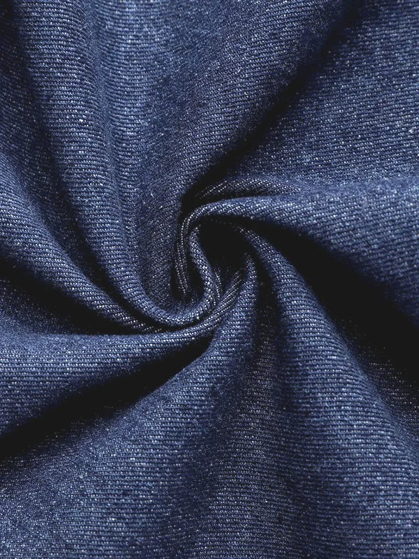 Christy | Puff Denim Top