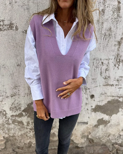 Isla | Knit Sweater Vest