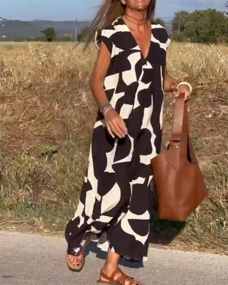 Mel | Flowy Print Dress