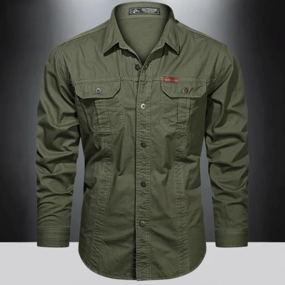Jared™ | Cargo Button Up Shirt