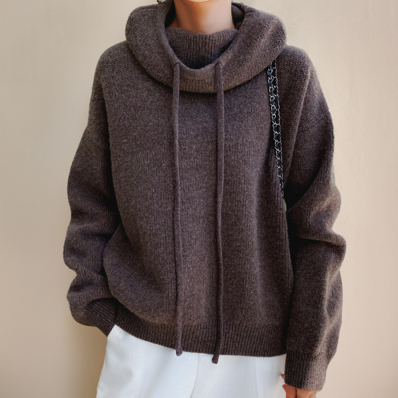 Helena | Cozy Knit Hoodie