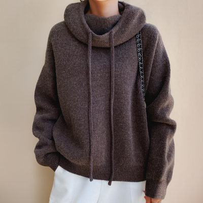 Helena | Cozy Knit Hoodie