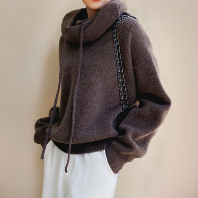 Helena | Cozy Knit Hoodie