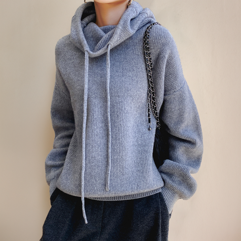 Helena | Cozy Knit Hoodie